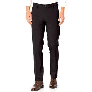 Dockers Workday Pants Black Khaki Smart 360 Flex Straight Fit Mens Size 36x32